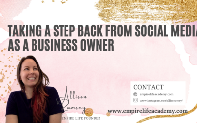 Taking A Step Back From Social Media As A Business Owner