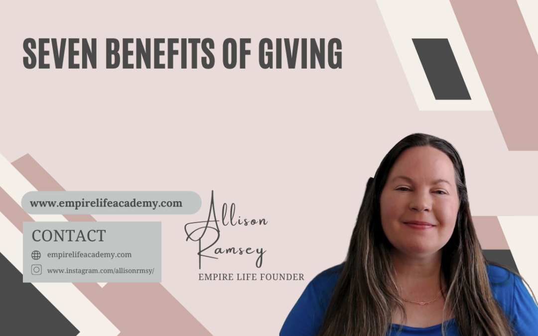 Seven Benefits of Giving.